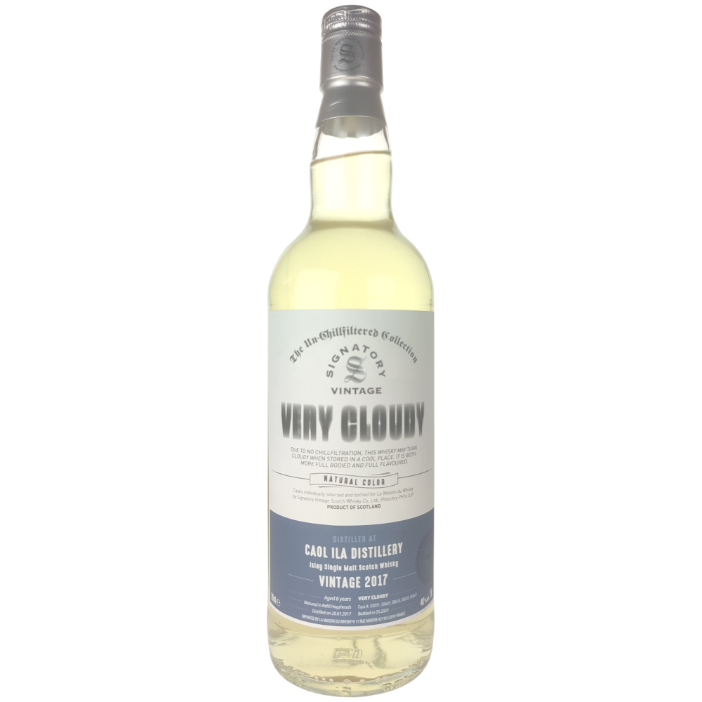 Signatory Caol Ila 8 ans 2017 very cloudy Islay Single Malt